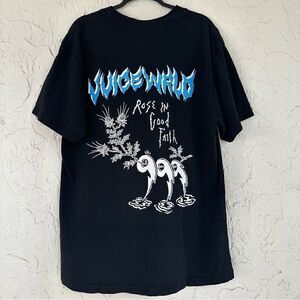 JUICE‎ WORLD ROSE IN GOOD FAITH Merch Graphiic T Shirt Mens Size Large